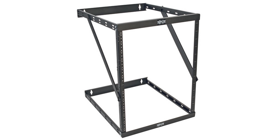 Frame Rack, Wall Mount, Open Frame, Black