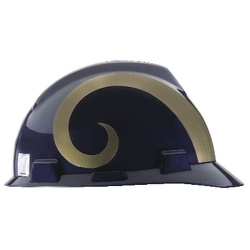 la rams hard hat