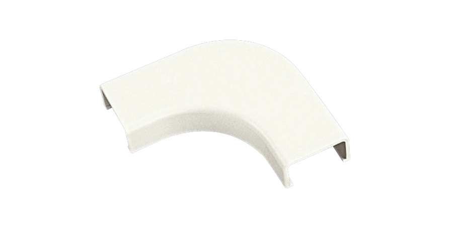 Bend Radius Control Fitting, White, 0.47 in. (11.9mm) Overall Height