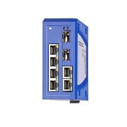 Commutateur de chemin de fer industriel ETHERNET, SPIDER ligne Standard, 10/100/1000 Mbit/s Ethernet, 6 x 10/100/1000BASE-T, câble TP, douilles RJ45, auto-croisement, auto-négociation, auto-polarité, 2 x 100/1000MBit/s SFP