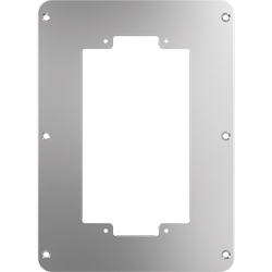 Stainless steel adapter plate for mounting A8004-VE Network video door station