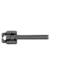 200/300 Stainless Steel Cable Tie, Length of 228.6mm (9.0 Inches), Black Nylon 11 Coated