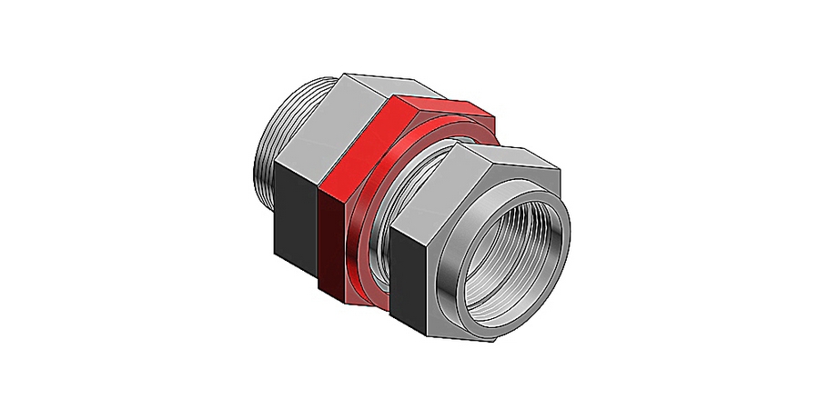 Teck Cable Connector, 3.87 in. OD Max, 3.61 in. OD Min, 4 in. Hub ...