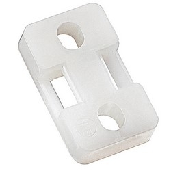 In-Line Mounting Base, Nylon 6.6, Natural