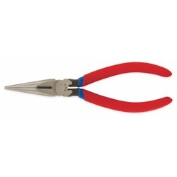6-5/8&quot; Long Chain Nose Side Cutting Solid Joint Pliers, Cushion Grip