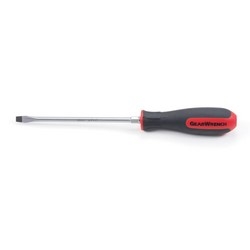 Dual Material Slotted Screwdriver 3/8 x 8"