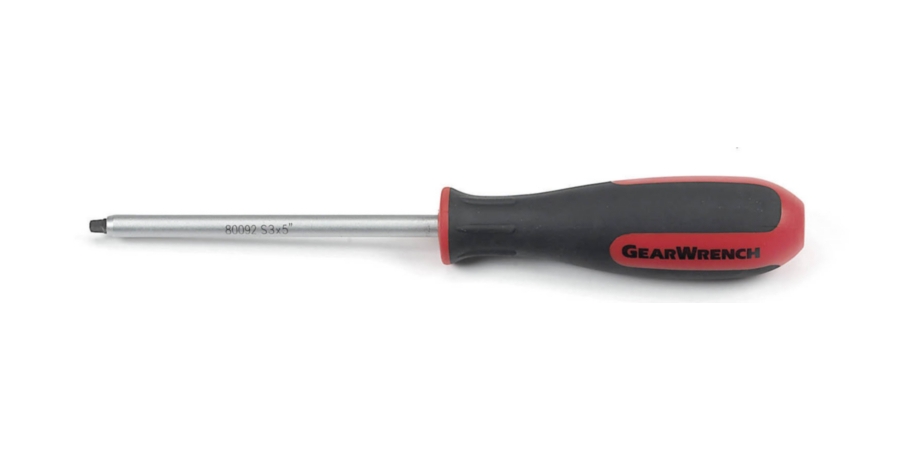Dual Material Square Screwdriver #2 x 4