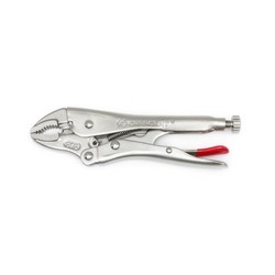 7" Curved Jaw Locking Plier With Wire Cutter