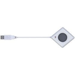 VIA Step-In Touch Pad, Easy Plug and Play Connection, Status LED Ring, Mac + PC Compatible, 5 Volt DC, 55 Milliamp, 3.16" Width x 2.76" Depth x 0.55" Height