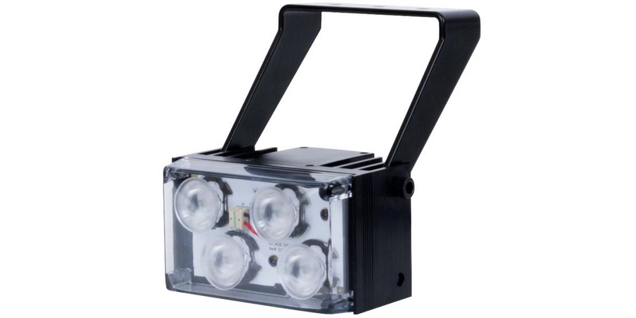 White Light LED IP Network Illuminator, 10 deg, 82ft (25m)