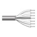 Multi-Conductor Cable, 4 Conductors, 20 AWG, 7x28 Strands, Tinned Copper, PVC Insulation, PVC Jacket