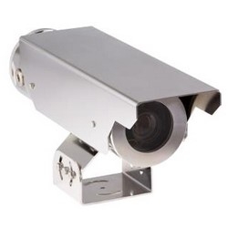 Security Camera, Explosion Protected, 12 to 24V AC/DC, PAL, Day/Night, 1/3" CCD Sensor, 2X DSP,VEN650V051A3 Aluminum EX65