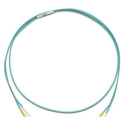 Patch Cord, LSZH, OS2, 2-Fiber, Single-Mode, Duplex, LC Standard to LC Angled Connector, 1.6 MM Outer Diameter, 19&#8217; Length, Yellow Jacket
