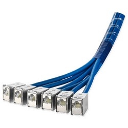 Trunk Cable, Cat 6X, S/FTP, 23 AWG, 35 Meter Length, LSZH/FRNC Outer Jacket, Blue Jacket