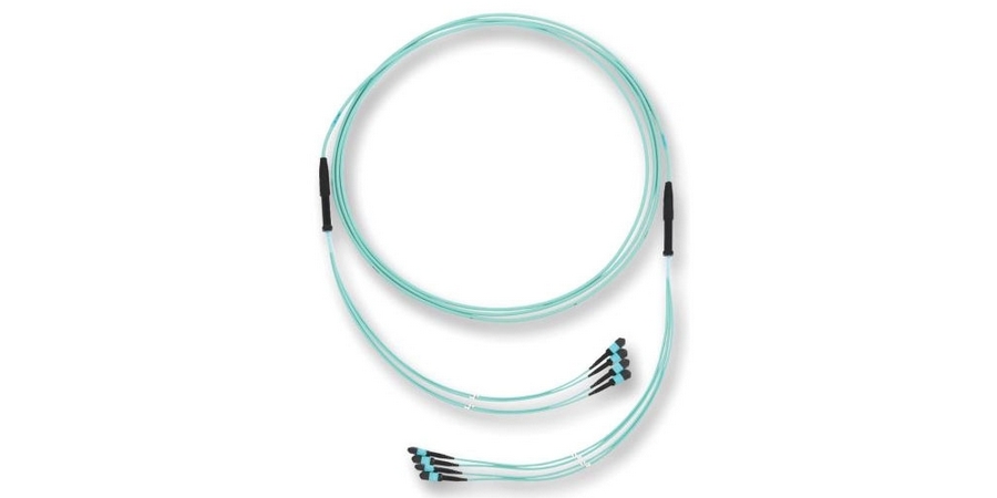 Trunk Cable, OM4, Multimode, LSZH, 48-Fiber, MTP Connector, 450 N ...