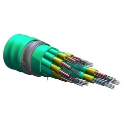 MIC Unitized Tight-Buffered, Interlocking Armored Cable, Plenum, 144 fiber, 50 µm multimode (OM4)