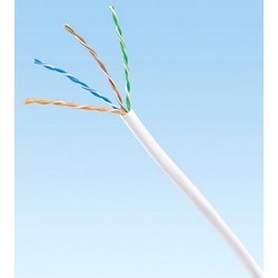 CuCbl Cat6 4Pa 23AWG UUTP CMP WH PK1000