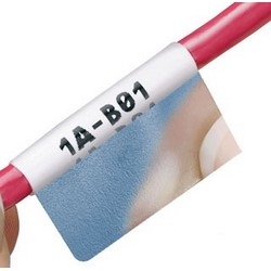 Laser/Ink Jet, Self-Lam Label, Adhesive Polyester, 1.00&quot; W x 1.33&quot; H, .47&quot; POA, Clear/White, 21Per Pack
