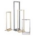 Universal Two-Post Rack; 45 RMU 19" W x 7’ H x 3" D; Black; Top Angle; UL Listed