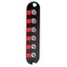 Closet Connector Housing (CCH) Panel, ST Compatible Adapters, Simplex, UPC, 6 Fiber, Single-mode (OS2)