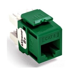 eXtreme 6+ QuickPort Connector, Category 6, Green