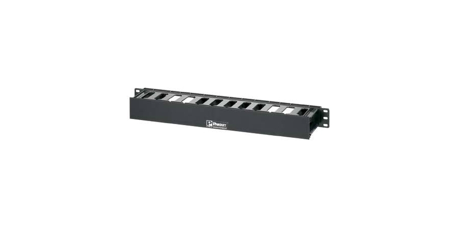 PatchLink Horizontal Cable Manager 1 RU Black
