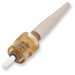 Unicam Standard-performance Connector, ST Compatible, 62.5 µm Multimode (OM1), Ceramic Ferrule, Logo, Single Pack, Amber Housing, Beige Boot