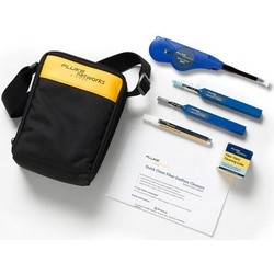ENHANCED FIBER OPTIC CLEANING KIT WITH ONE-CLICK CLEANERS