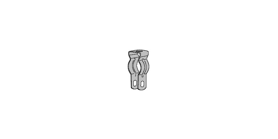 Conduit and Pipe Hanger, Steel, RMC/EMT, Trade Size 3/8 to 1/2 in.