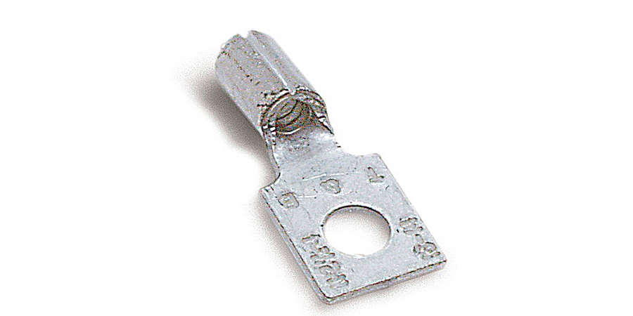 Terminal, Rectangular; Non-Insulated; 600V; No. 4; 16 to 14 AWG