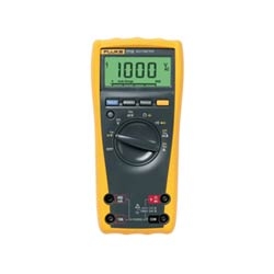 Digital Multimeter, Digital/Analog Bargraph Display, 1000 Volt, 10 Ampere, 50 Mega Ohm, 99.99 Kilohertz, 9999 Microfarad, -10 to 50 Deg C, Includes Test Lead, Battery