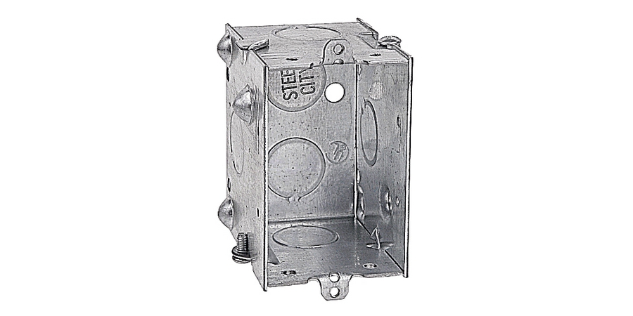 Rectangular Box Surface Cover, 3 in. x 2 in. x 2-1/2 in., Steel, 4 ...