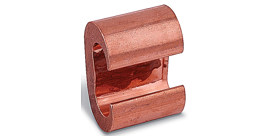 Compression Tap,15517SS,1 AWG Max Run Wire,2/0 AWG Min Run Wire,C-Tap,2 ...