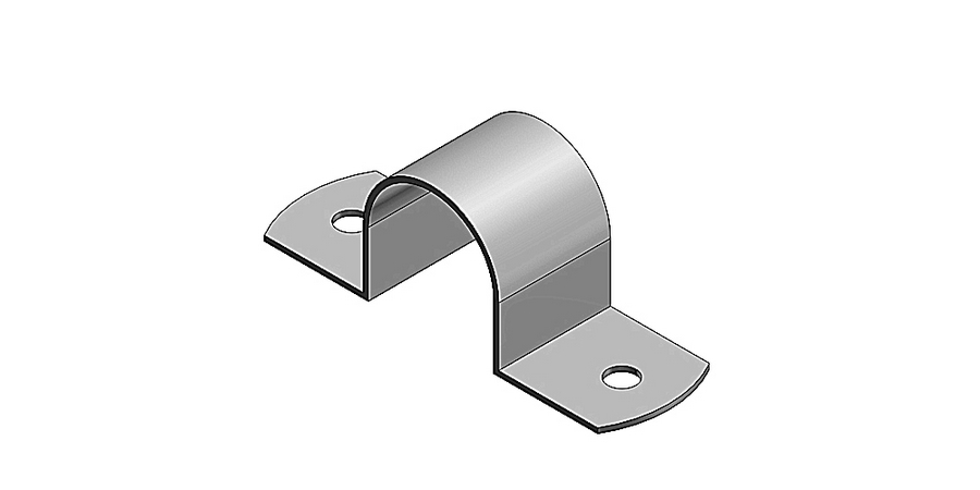 Pipe Strap, Stainless Steel, Zinc Plated, For Conduit Type RMC/IMC ...
