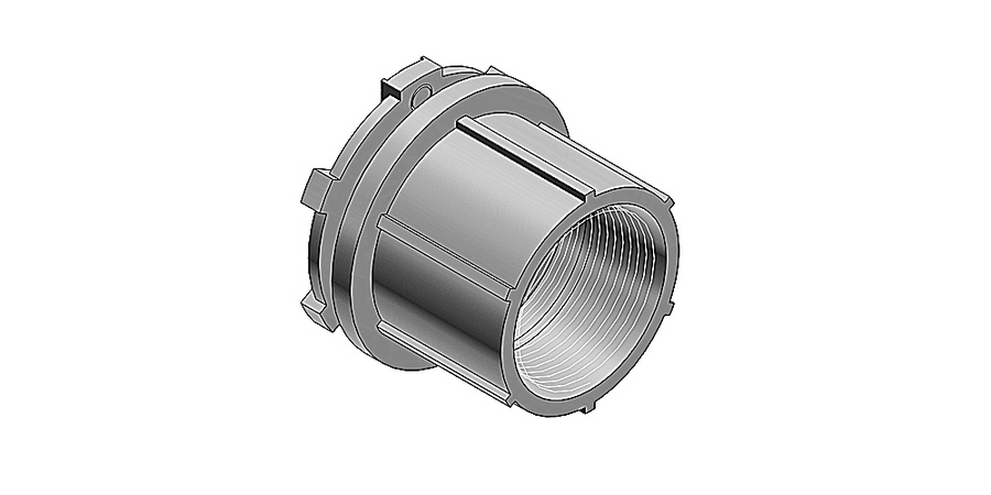 Chase Hub, 4 in., Cast Zinc