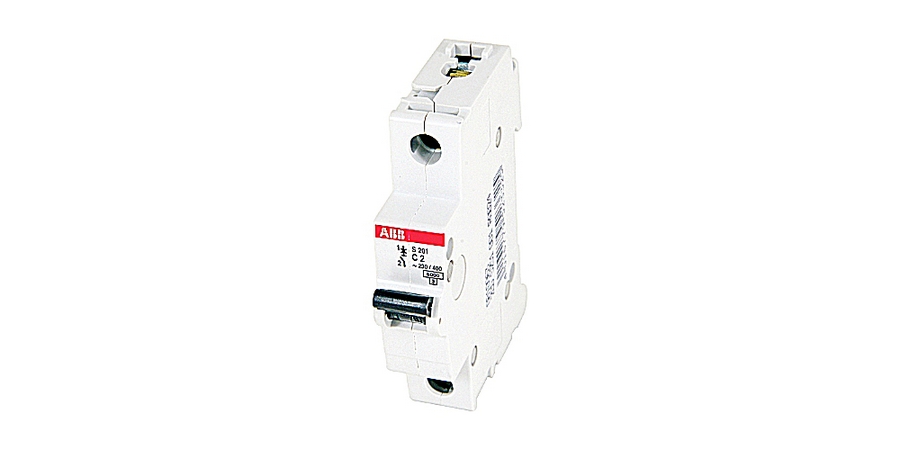 Miniature Circuit Breaker, Toggle Actuator, 2 A, 6 kA Capacity ...