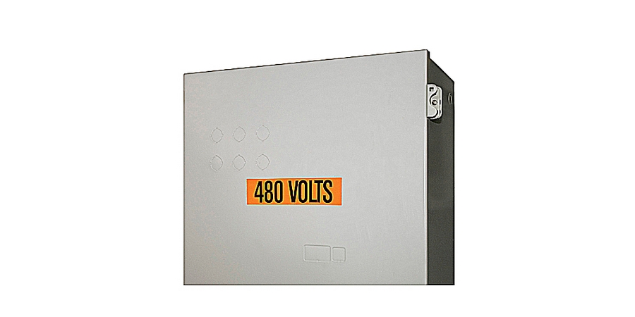 Conduit and Voltage Marker Card, 4-1/2 in. L, 1-1/8 in. W