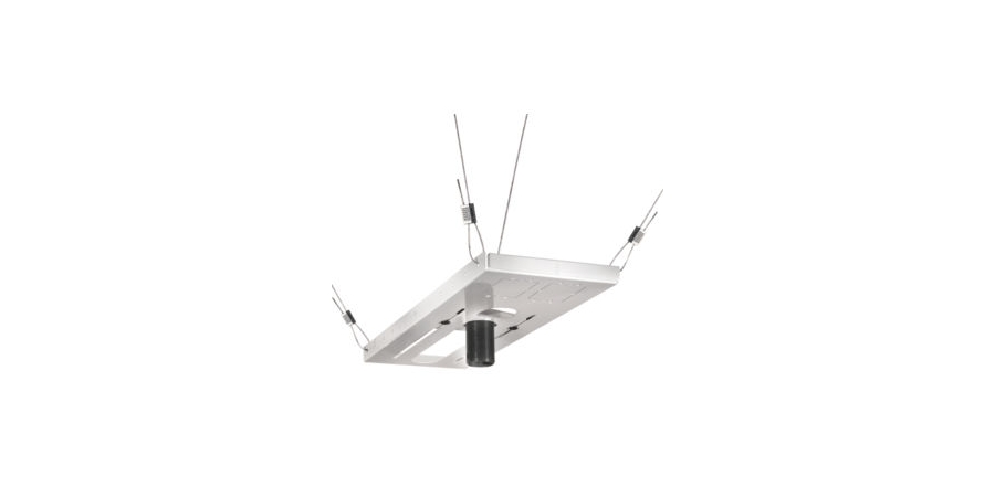 Adjustable Suspended Ceiling Plate, Ceiling Mount, White