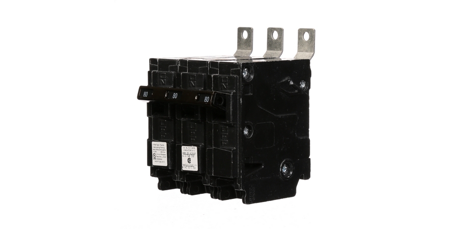 Molded-Case Circuit Breaker, Toggle Actuator, 80 A, BL-Frame, 10 kA ...