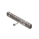 Load Center Ground Bar Kit, 10-Terminal, 4 to 14 AWG, 236.844" Depth, Copper/Aluminum Conductor, For Legacy Load Center