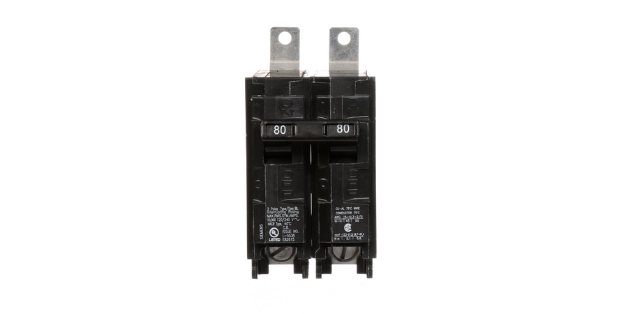 Molded-Case Circuit Breaker, Toggle Actuator, 80 A, BL-Frame, 10 kA ...