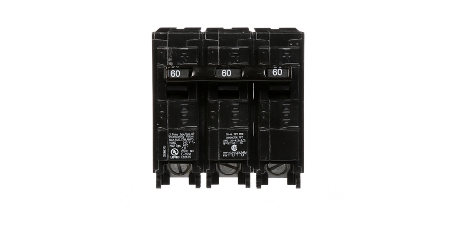 Molded-Case Circuit Breaker, Toggle Actuator, 60 A, QP-Frame, 10 kA ...