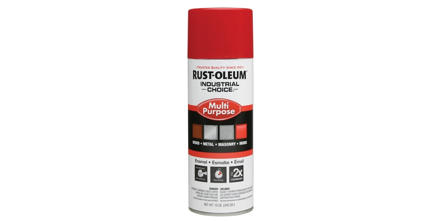 Paint; Enamel; Aerosol; 12 oz.; OSHA Red