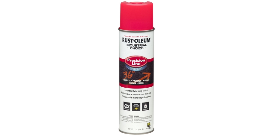 Inverted Marking Paint 17 oz Aerosol Can Pink