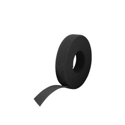 VELCRO Brand ONE-WRAP cable tie linear roll 10mm x 25meters Black 330 Hook and Loop