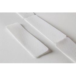 VELCRO Brand ONE-WRAP Label 20mm x 70mm White rolls of 715 labels (HTH569) for Hook and Loop cable ties