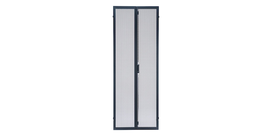 Split rear doors for 45RU x 800mm wide Net-Verse cabinet, Black