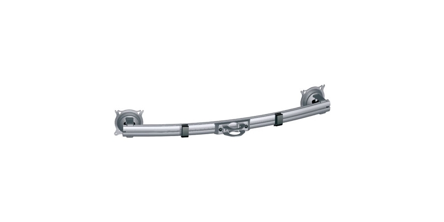 Dual Horizontal Array Pole Clamp, Weight Capacity 40 lb., Screen Size ...