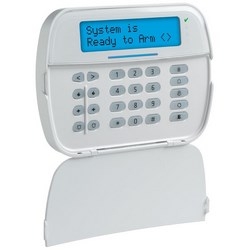 LCD Hardwired Security Keypad, 128-zone, Full Message, 12 Volt DC, 125 mA, 14 to 131 F, 6-1/16&quot; L x 4-7/16&quot; W x 13/16&quot; D