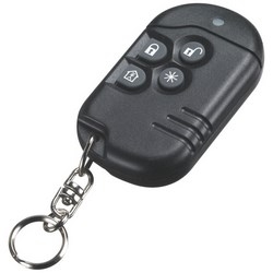 Security Button Panic Key, 4-Button, 14 to 131 F, 2.4&quot; x 1.4&quot; x 0.5&quot;, with 3 Volt CR2032 Lithium Battery